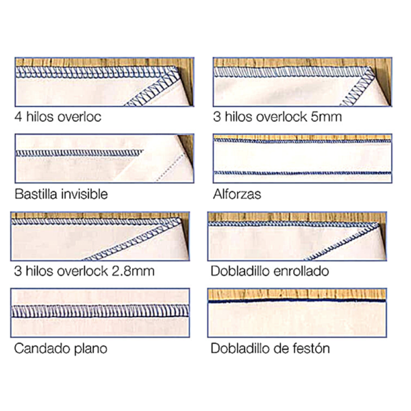 Máquina de coser profesional Overlock 3534DT