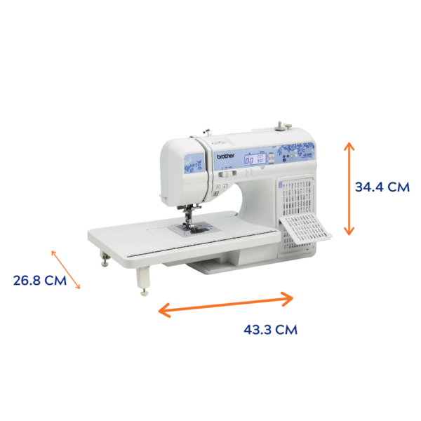 Máquina de coser digitalizada Brother CS7205