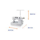 Máquina de coser profesional collareta Brother CV3440