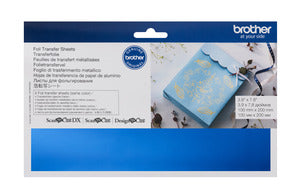 Brother ScanNCut CAFTSBLU1 Hojas de transferencia de aluminio azul