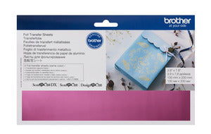 Brother ScanNCut CAFTSPNK1 Hojas de transferencia de papel rosa