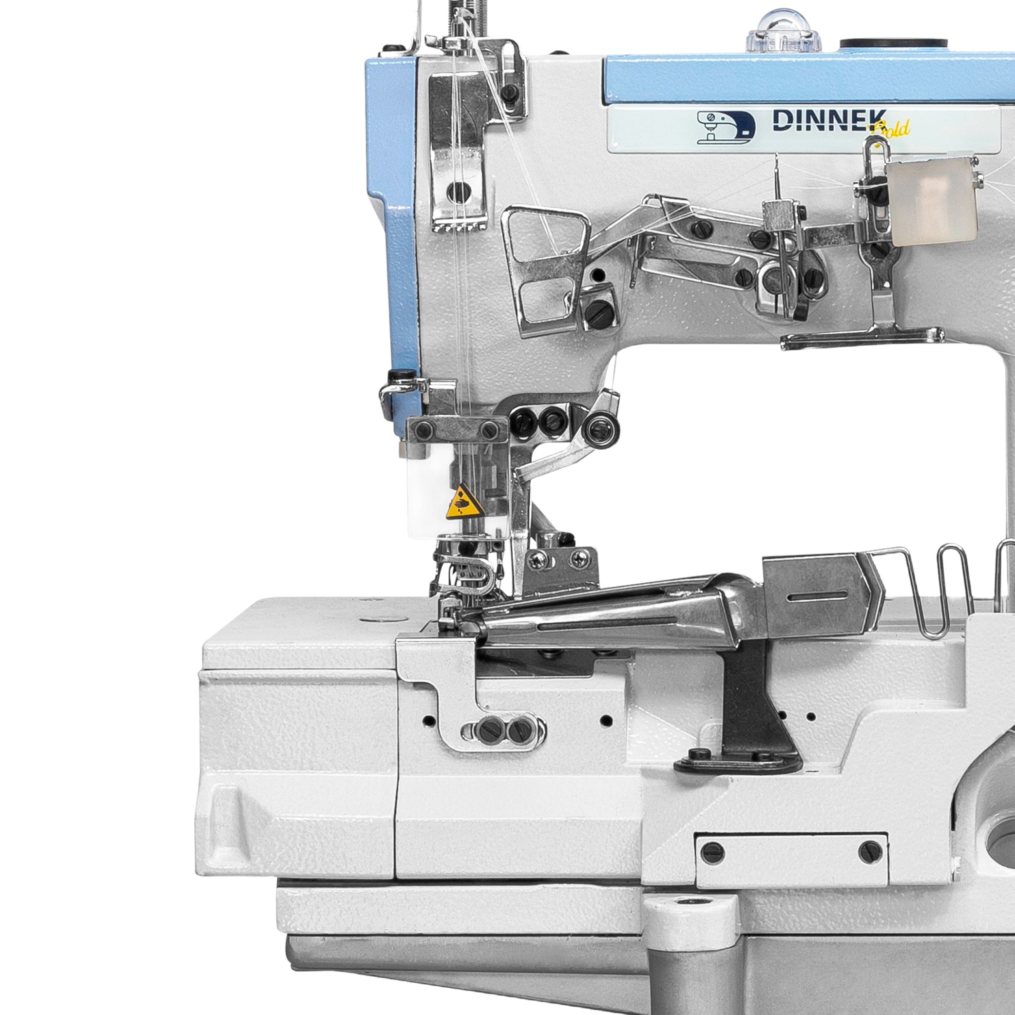Máquina Collareta Cama Plana con 3 Agujas 5 Hilos